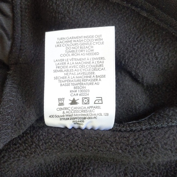 Spyder Boys Black Full Zip Ski  Sweater Jacket XL - Picture 11 of 11